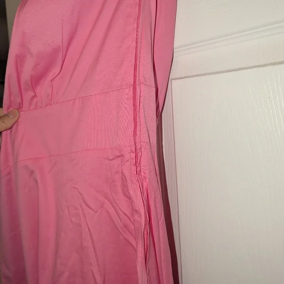 NWT Lilly Pulitzer Confetti Pink Lucilyn One Shoulder Long Dress Sz 14 - Picture 3 of 9